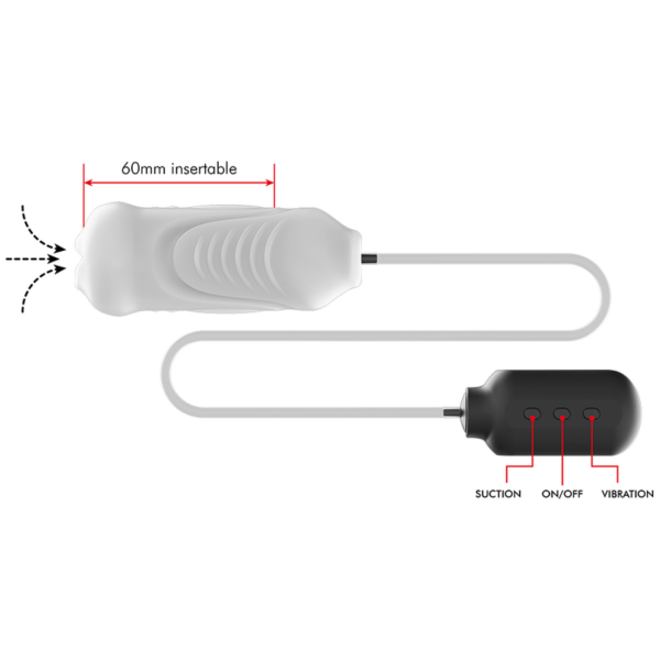 JAMYJOB HURRICANE ESTIMULADOR SEXO ORAL Jamyjob Hurricane — Vibrating Suction Masturbator — Automatic Masturbators — view 4