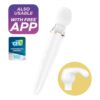 Satisfyer Double Wander — Wand Vibrator, App-Controlled, White — App-Controlled Sex Toys