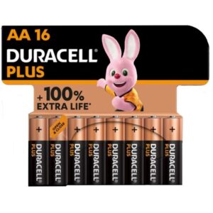 Duracell Plus Power AA LR6 — Batteries, 16 Pack — Batteries & Spare Parts