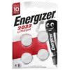 Energizer Lithium Button CR2032 — Batteries, 4 Pack — Batteries & Spare Parts