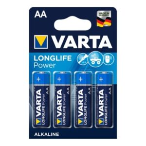 Varta Longlife Power AA LR6 — Batteries, 4 Pack — Batteries & Spare Parts