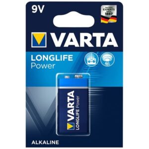 Varta Longlife Power 9V LR61 — Batteries, 1 Pack — Batteries & Spare Parts