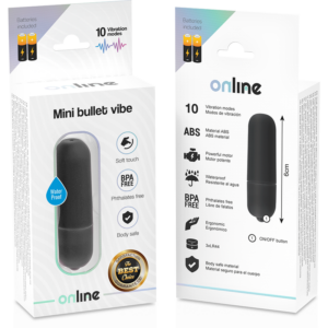 Online — Bullet Vibrator, Waterproof, Black — Bullet Vibrators — view 2