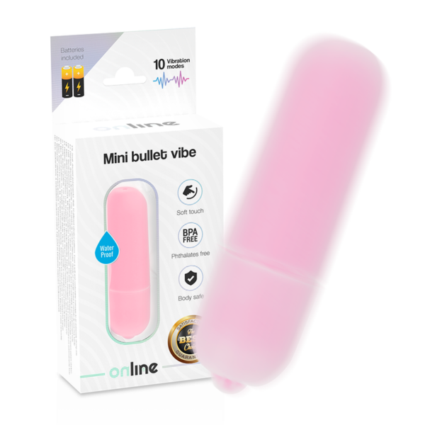 Online — Bullet Vibrator, Waterproof, Pink — Bullet Vibrators — view 4