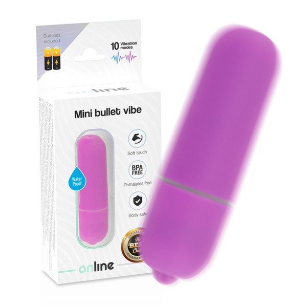 Online — Bullet Vibrator, Waterproof, Purple — Bullet Vibrators — view 4