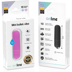 Online — Bullet Vibrator, Waterproof, Purple — Bullet Vibrators — view 3