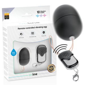 Online — Vibrating Egg, Waterproof, S, Black — Remote Control Vibrators — view 4