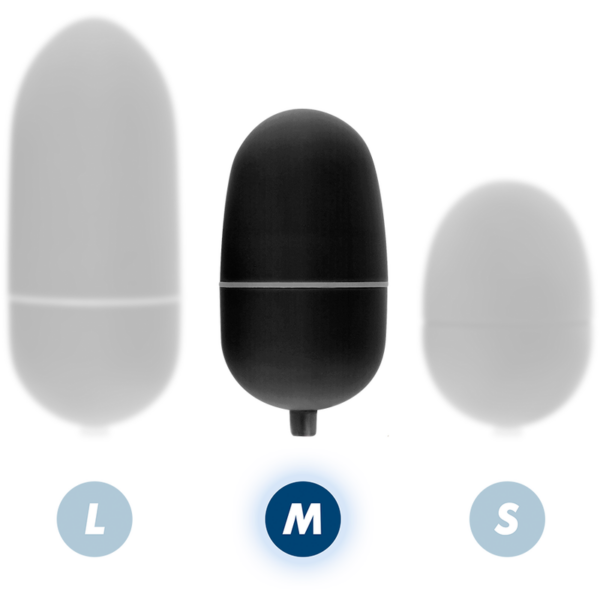 Online — Vibrating Egg, Waterproof, M, Black — Remote Control Vibrators — view 3