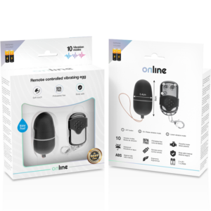 Online — Vibrating Egg, Waterproof, M, Black — Remote Control Vibrators — view 4