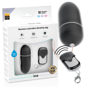 Online — Vibrating Egg, Waterproof, L, Black — Remote Control Vibrators — view 2