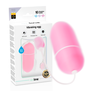Online — Vibrating Egg, Silicone, Pink — Vibrating Eggs — view 4