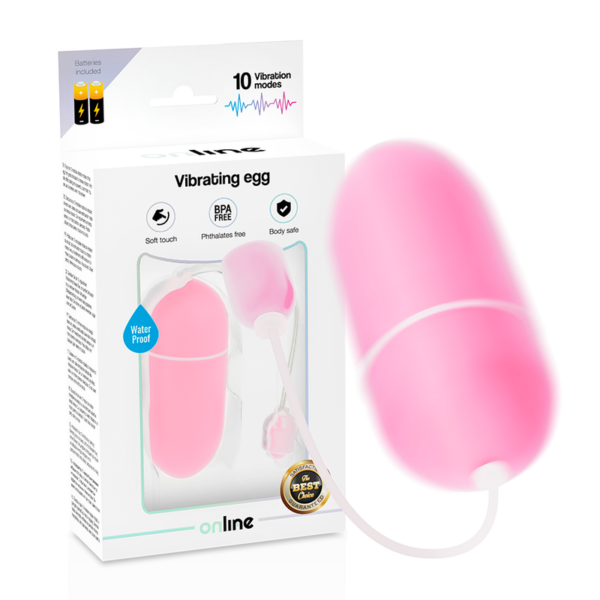 Online — Vibrating Egg, Silicone, Pink — Vibrating Eggs — view 4