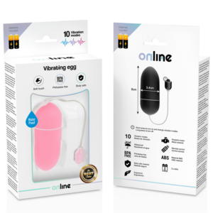 Online — Vibrating Egg, Silicone, Pink — Vibrating Eggs — view 3