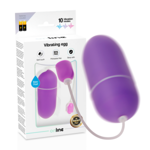 Online — Vibrating Egg, Silicone, Purple — Vibrating Eggs — view 4