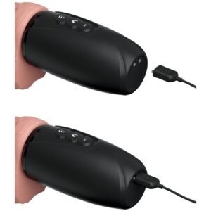 King Cock Plus Triple Threat — Thrusting Vibrator, Heated, Light — Hi-Tech Vibrators — view 2