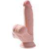 King Cock Plus Swinging Balls — Realistic Dildo, 15.2 cm, Light — Dildos