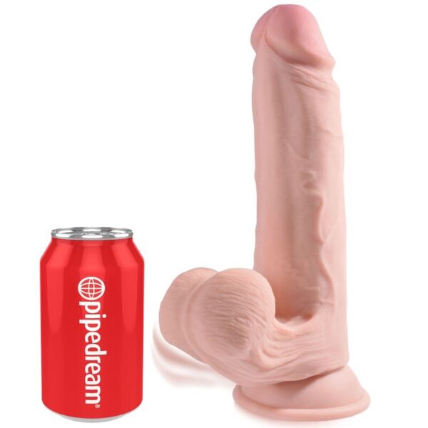 King Cock Plus Swinging Balls — Realistic Dildo, 20.3 cm — Dildos — view 2