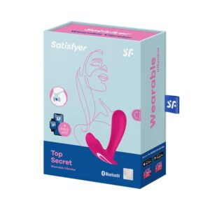 Satisfyer Top Secret — Wearable Vibrator, App-Controlled, Pink — App-Controlled Sex Toys — view 4