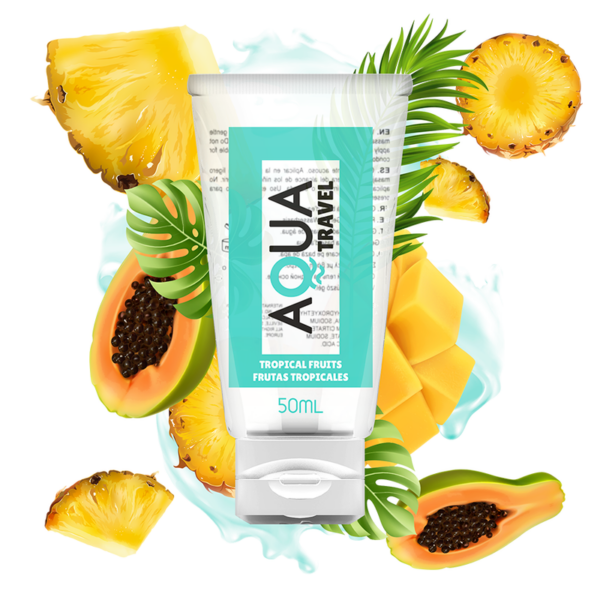 Aqua Travel — Flavoured Lubricant, 50 ml, Tropical Fruits — Flavored Lubricants