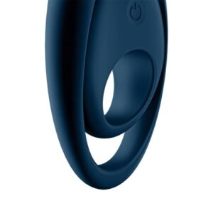 Satisfyer Glorious Duo — Vibrating Cock Ring, Blue — Cock Rings — view 2