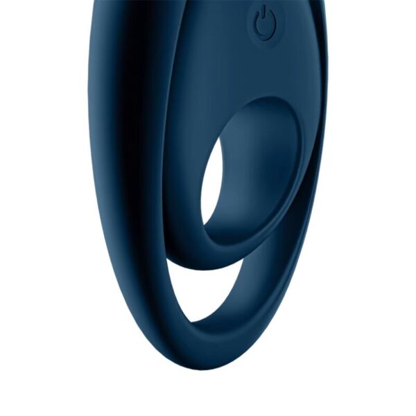 Satisfyer Glorious Duo — Vibrating Cock Ring, Blue — Cock Rings — view 2