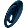 Satisfyer Glorious Duo — Vibrating Cock Ring, Blue — Cock Rings