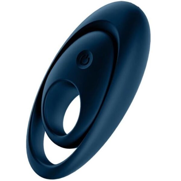 Satisfyer Glorious Duo — Vibrating Cock Ring, Blue — Cock Rings