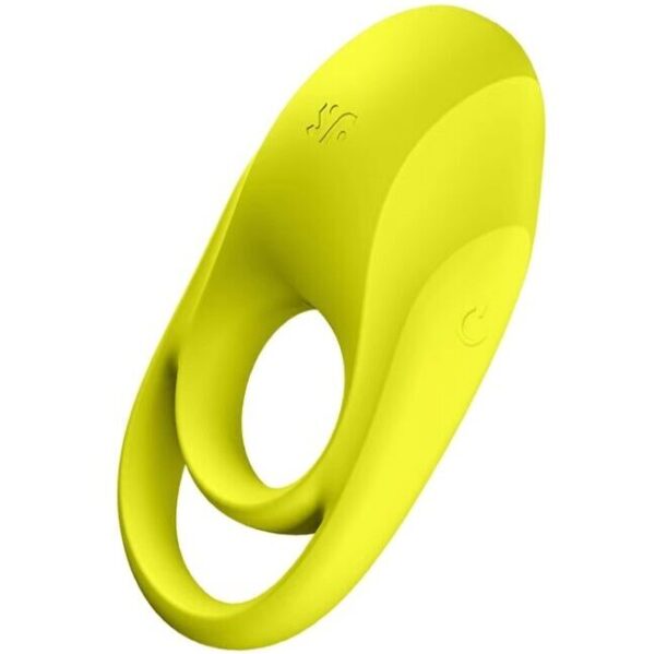Satisfyer Spectacular Duo — Vibrating Cock Ring, Yellow — Cock Rings