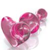 Icicles No. 75 — Glass Butt Plug, 7.9 cm, Pink — Anal