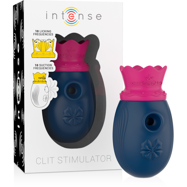Intense — Air Pulse Stimulator, Waterproof, Blue — Clitoral Stimulators — view 2