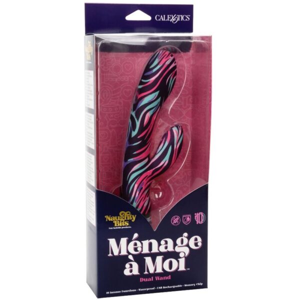 CalExotics Ménage à Moi Dual Wand — Vibrator, Rechargeable — G-Spot Vibrators — view 9