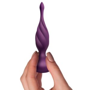 Rocks-Off Discover — Vibrating Butt Plug, Remote Control, Lilac — Anal — view 3