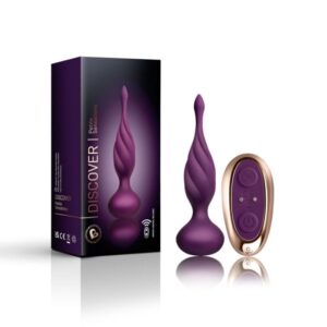 Rocks-Off Discover — Vibrating Butt Plug, Remote Control, Lilac — Anal — view 2