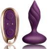 Rocks-Off Desire — Vibrating Butt Plug, Remote Control, Lilac — Anal