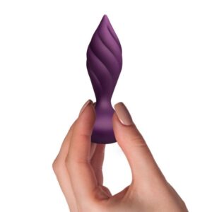 Rocks-Off Desire — Vibrating Butt Plug, Remote Control, Lilac — Anal — view 3
