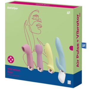 Satisfyer Marvelous Four — Sex Toy Kit, Waterproof — Air Pulse Vibrators — view 2