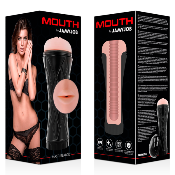 Jamyjob Mouth — Oral Masturbator, Textured — Textured Strokers — view 5