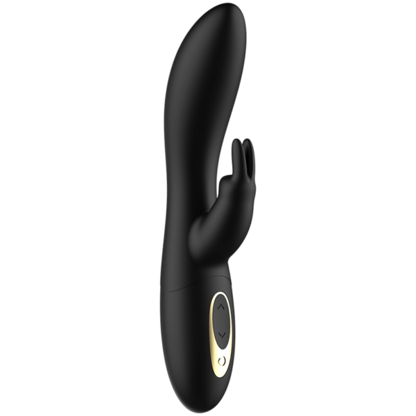 Ibiza Pearled Rotator — Rabbit Vibrator, Rechargeable, Black — Hi-Tech Vibrators — view 5