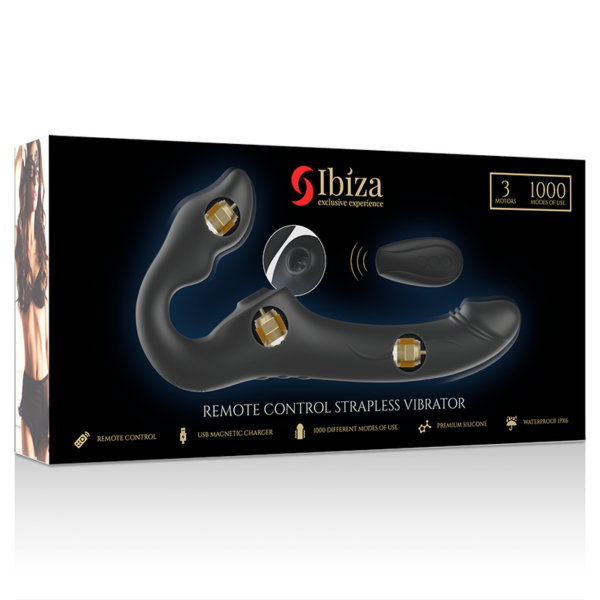 Ibiza — Strapless Strap-On, Remote Control, 3 Motors — Remote Control Vibrators — view 8