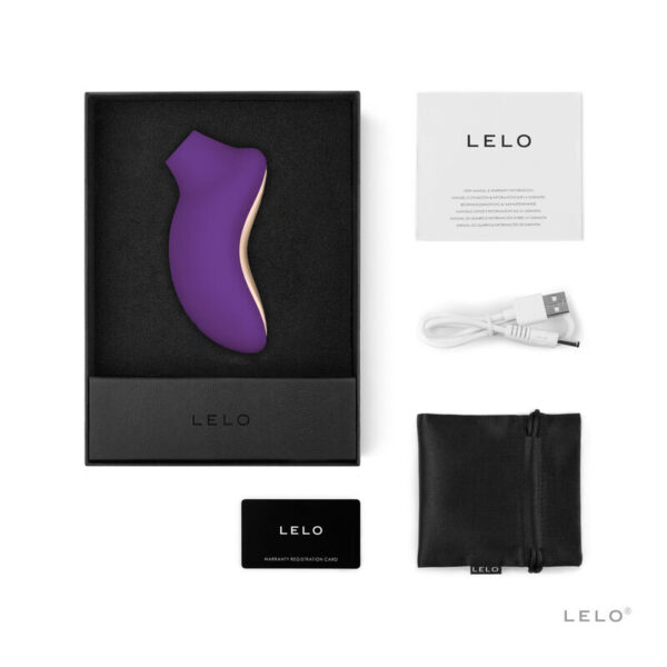 LELO Sona 2 — Clitoral Stimulator, Waterproof, Lilac — Air Pulse Vibrators — view 3