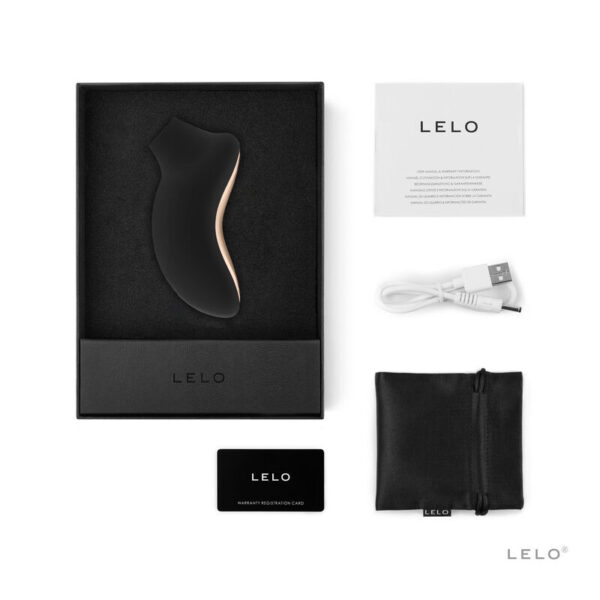 LELO Sona 2 — Clitoral Stimulator, Waterproof, Black — Air Pulse Vibrators — view 2