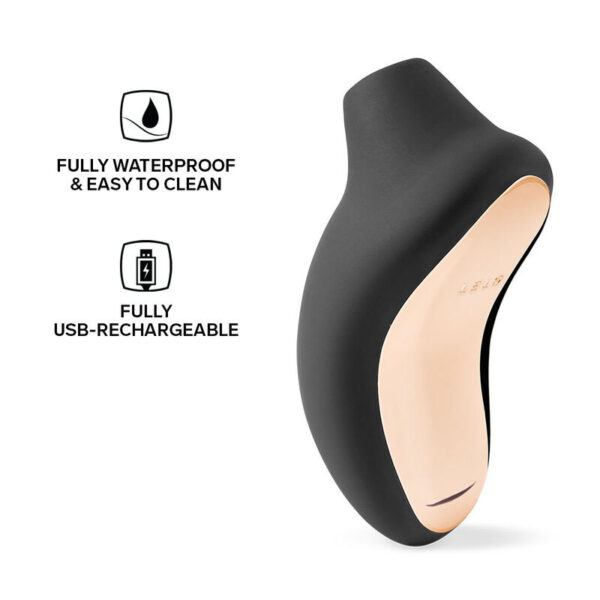 LELO Sona 2 Cruise — Clitoral Stimulator, Waterproof, Black — Air Pulse Vibrators — view 4