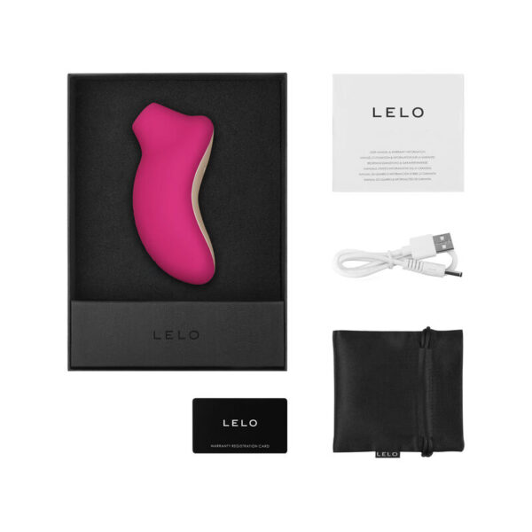 LELO Sona 2 Cruise — Clitoral Stimulator, Waterproof, Fuchsia — Air Pulse Vibrators — view 5