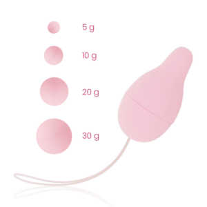 Ohmama Pelvic Floor Developer — Kegel Weights, Silicone — Ben Wa Balls — view 2