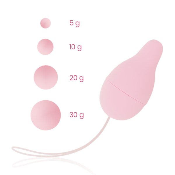 Ohmama Pelvic Floor Developer — Kegel Weights, Silicone — Ben Wa Balls — view 2