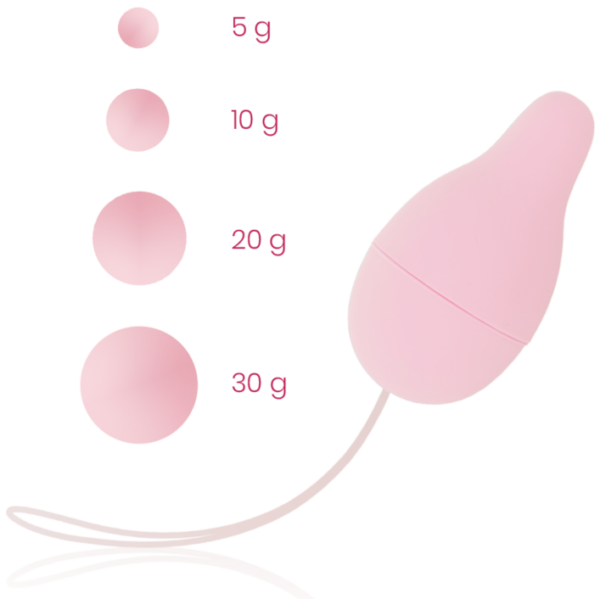 Ohmama Pelvic Floor Developer — Kegel Weights, Silicone — Ben Wa Balls — view 6