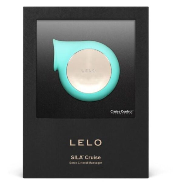 LELO Sila Cruise — Clitoral Stimulator, Sonic, Aqua Green — Air Pulse Vibrators — view 2