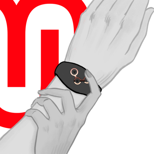 Watchme — Remote Control Watch, Waterproof, Black/Copper — Batteries & Spare Parts — view 9