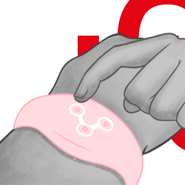 Watchme — Remote Control Watch, Waterproof, Soft Pink — Batteries & Spare Parts — view 10