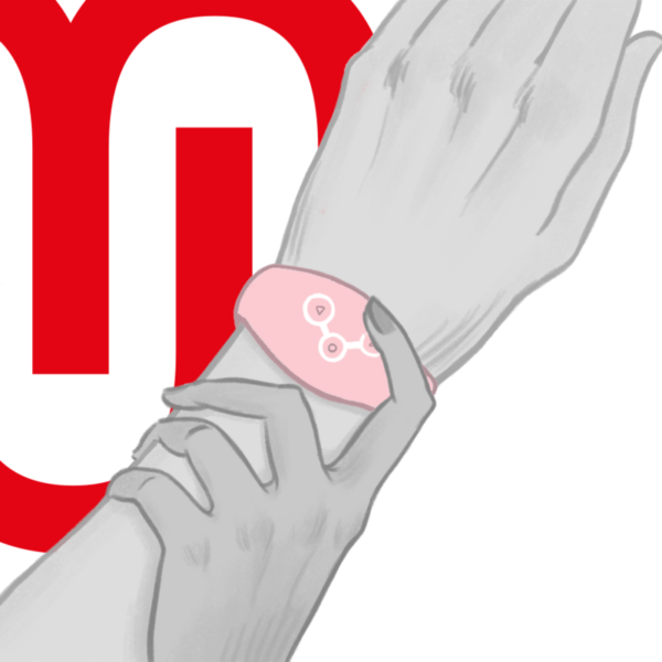 Watchme — Remote Control Watch, Waterproof, Soft Pink — Batteries & Spare Parts — view 11